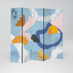 DREAMY SWIRLS Biombo Decorativo de 5 Paneles