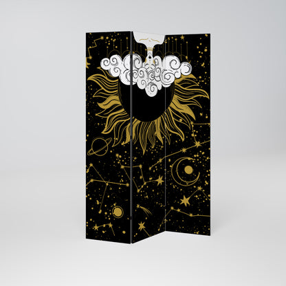 STELLAR CONSTELLATIONS Biombo de 3 paneles