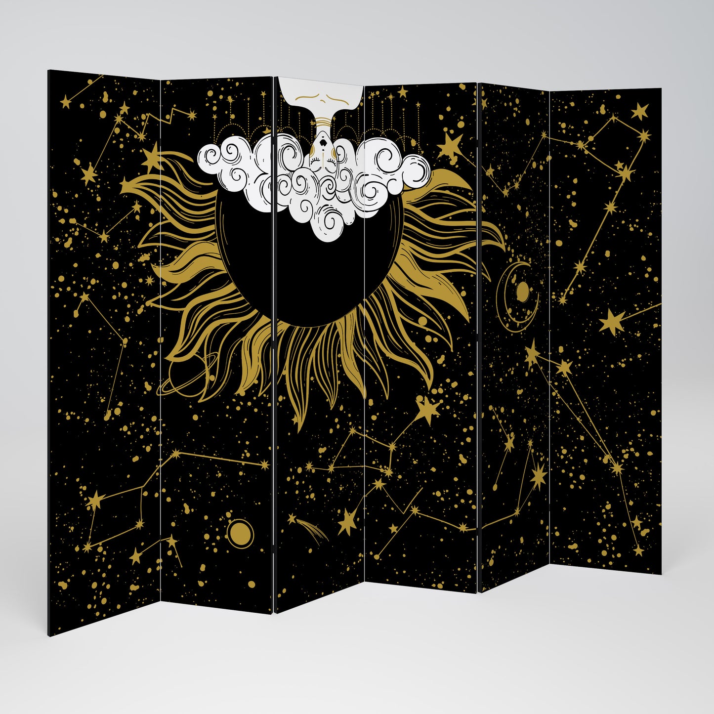 STELLAR CONSTELLATIONS Biombo de 6 paneles