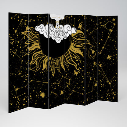 STELLAR CONSTELLATIONS Biombo de 6 paneles