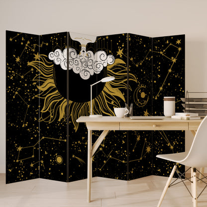 STELLAR CONSTELLATIONS Biombo de 6 paneles