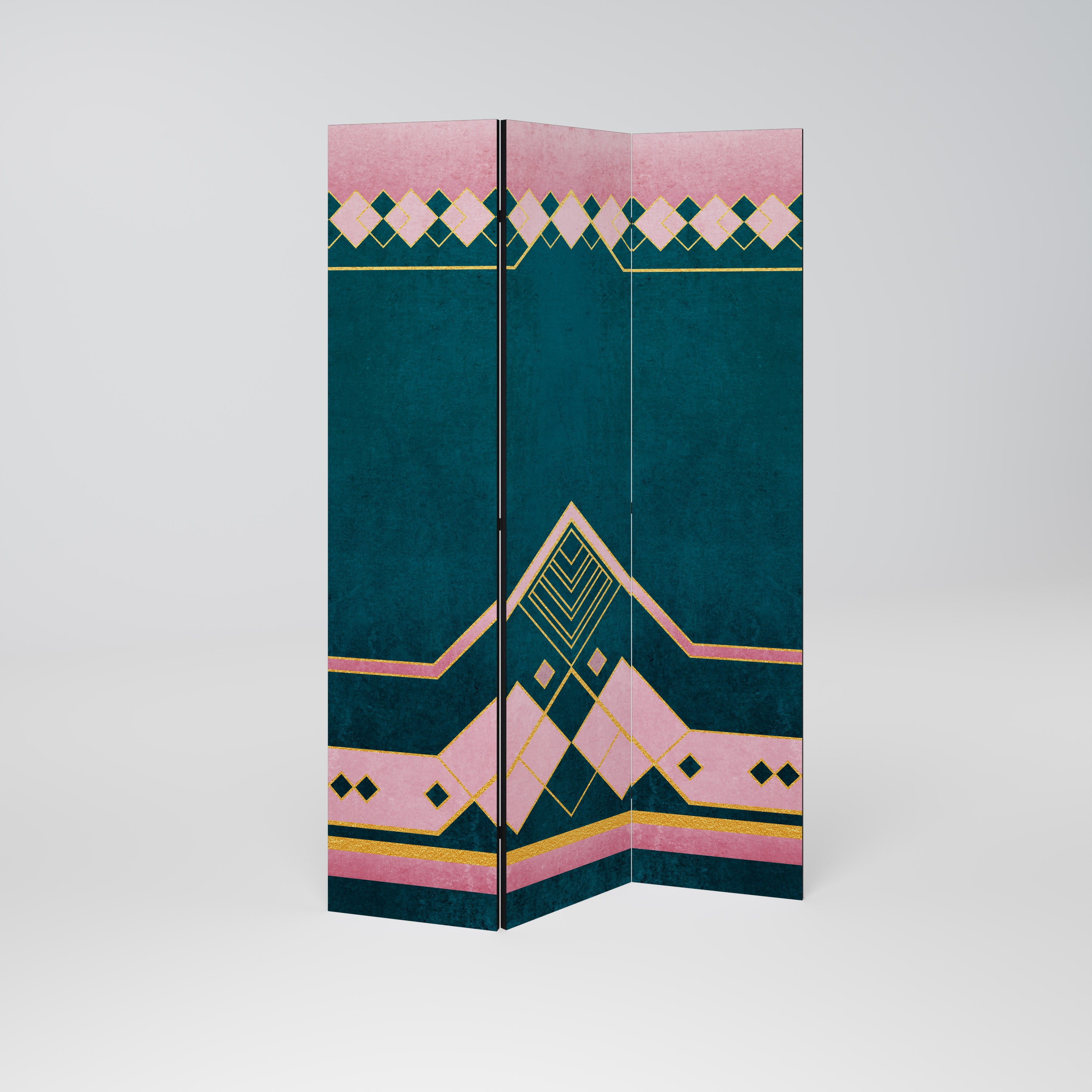 Biombo decorativo de 3 paneles ROYAL COMPOSITION