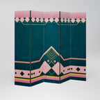 ROYAL COMPOSITION Biombo Decorativo de 5 Paneles