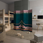 ROYAL COMPOSITION Biombo Decorativo de 5 Paneles