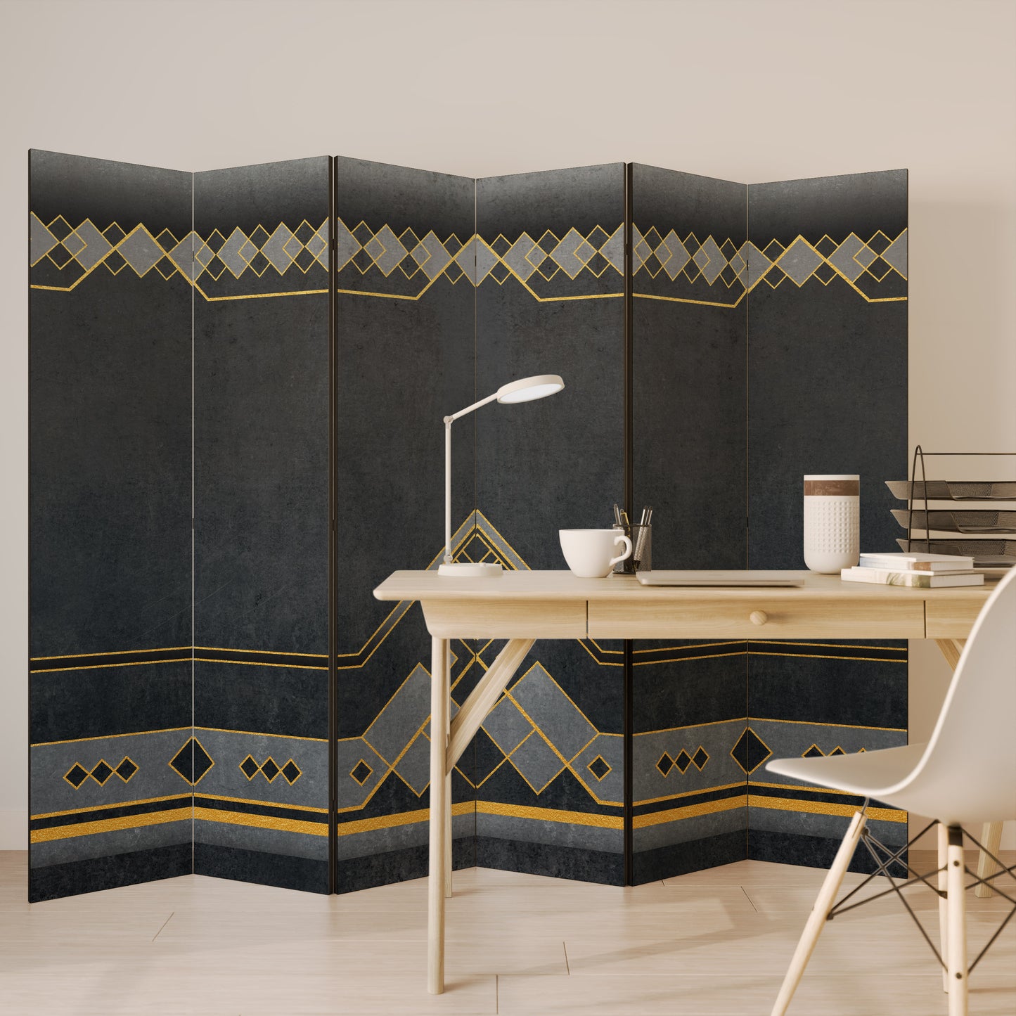 ROYAL ORDINARINESS Biombo de 6 paneles