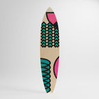 GEOMETRIC RHAPSODY Panel decorativo de tabla de surf