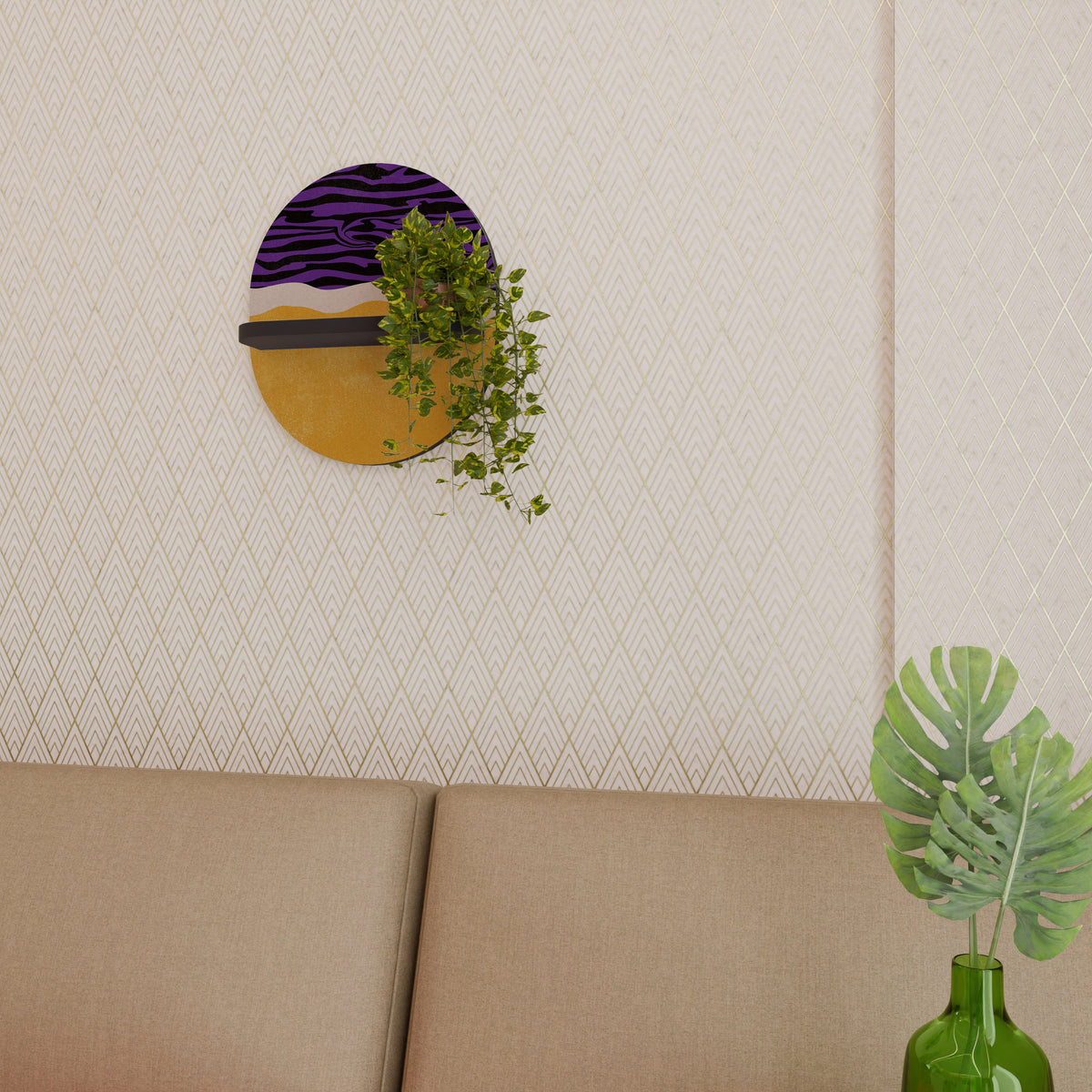 INDEPENDENT BORDER Art Shelf