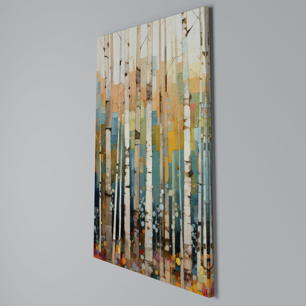 BIRCH KALEIDOSCOPE Cuadro en lienzo vertical