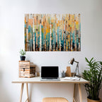 BIRCH KALEIDOSCOPE Póster Horizontal Adhesivo