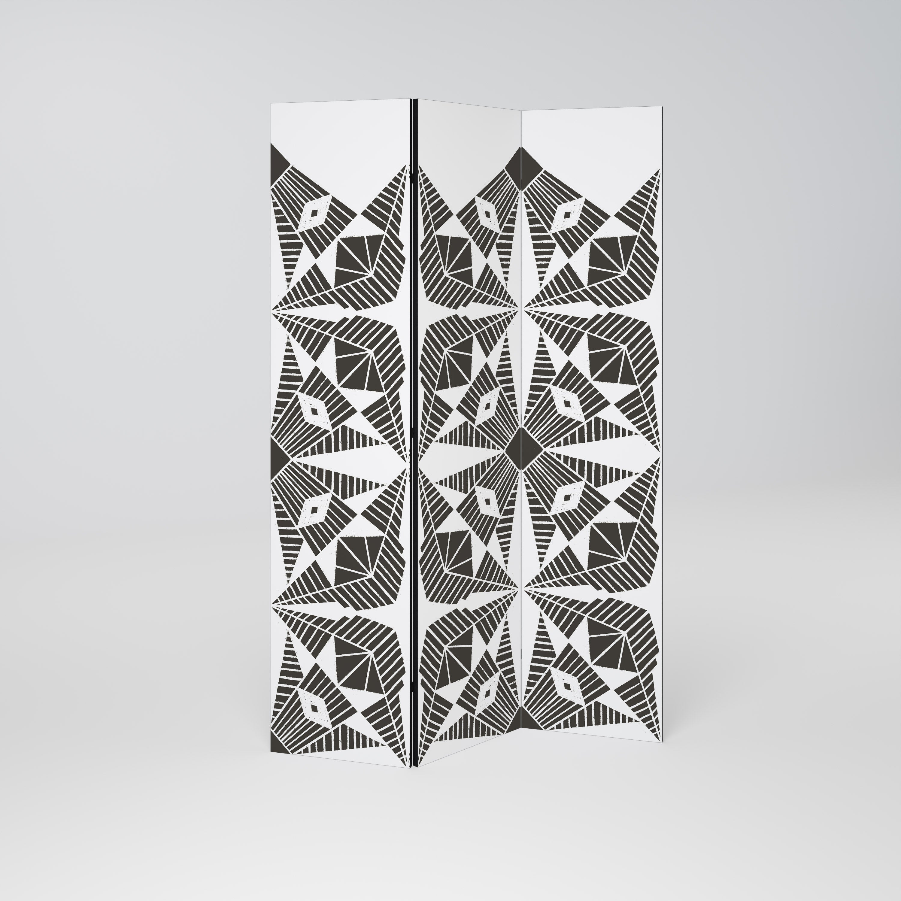 Biombo decorativo de 3 paneles NEXUS MONOCROMÁTICO