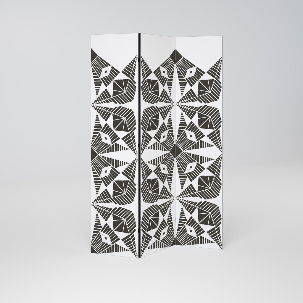 Biombo decorativo de 3 paneles NEXUS MONOCROMÁTICO