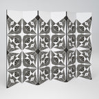 MONOCHROME NEXUS Decorative 6-Panel Room Divider