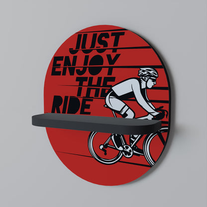 ENJOY THE RIDE Art Shelf