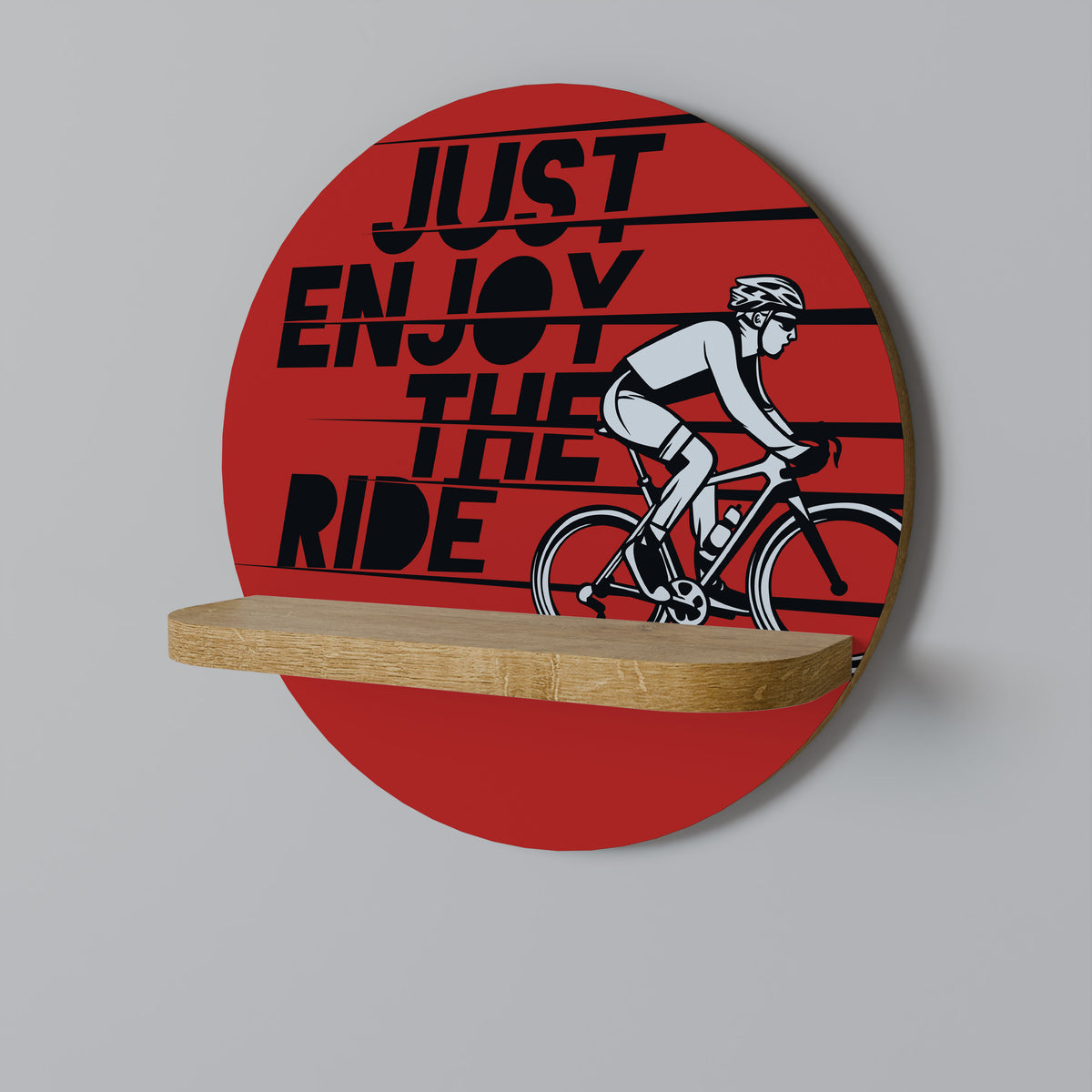 ENJOY THE RIDE Art Shelf