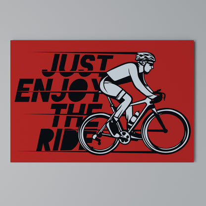 ENJOY THE RIDE Cuadro en lienzo horizontal