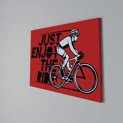 ENJOY THE RIDE Cuadro en lienzo horizontal