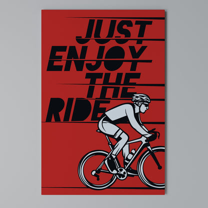 ENJOY THE RIDE Cuadro en lienzo vertical