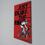 ENJOY THE RIDE Cuadro en lienzo vertical