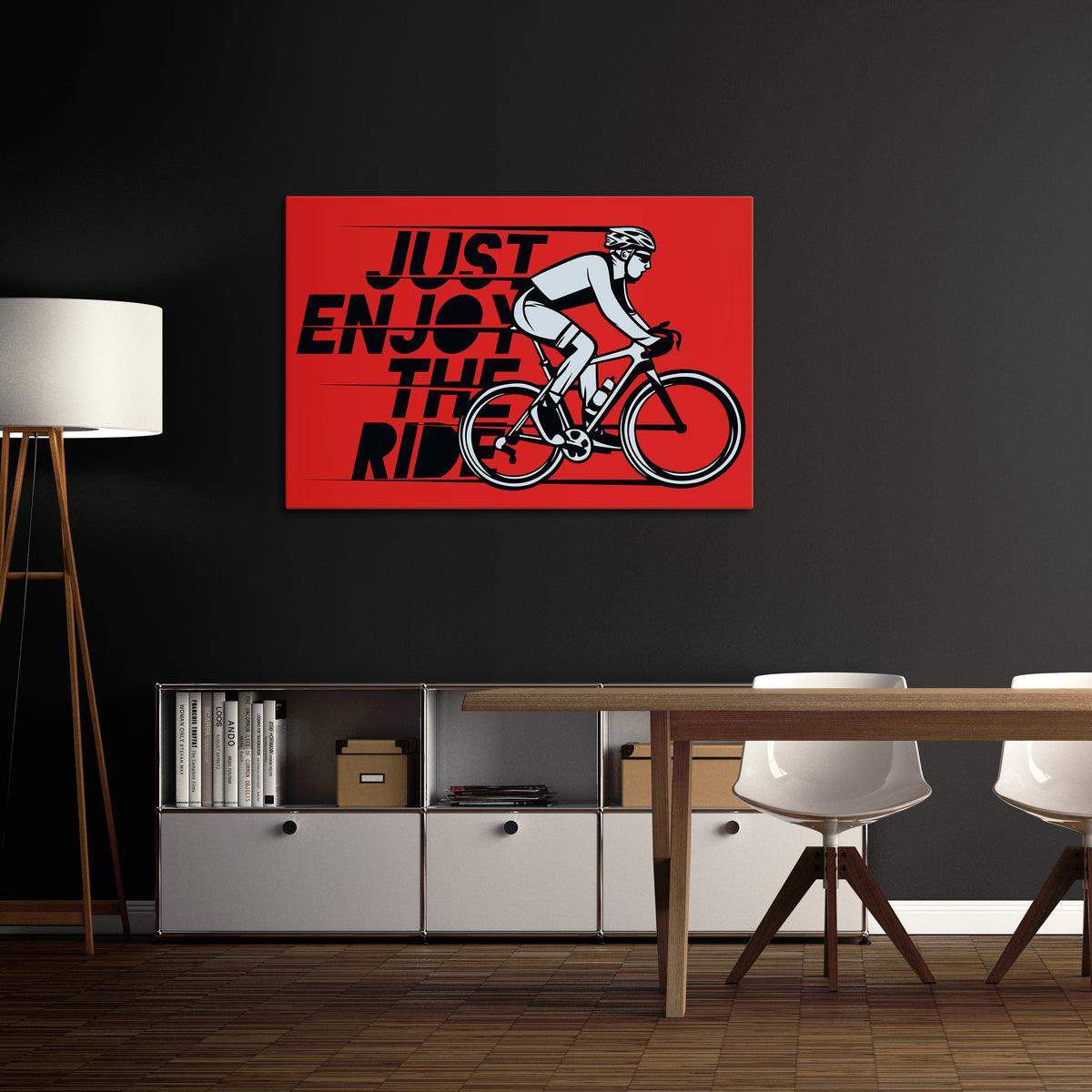 ENJOY THE RIDE Cuadro en lienzo horizontal