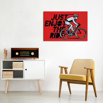ENJOY THE RIDE Cuadro en lienzo horizontal