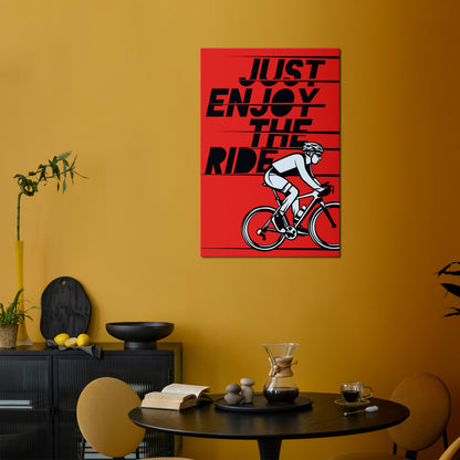 ENJOY THE RIDE Cuadro en lienzo vertical