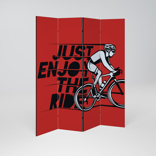 ENJOY THE RIDE Biombo de 4 paneles