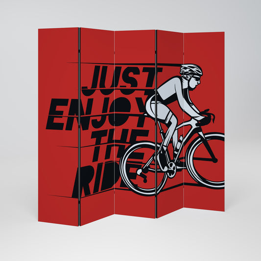 ENJOY THE RIDE Biombo de 5 paneles