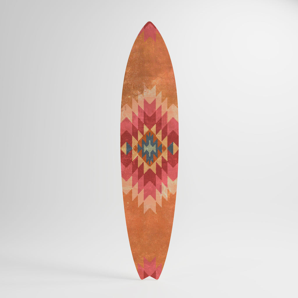 INDIAN FOLK Panel decorativo de tabla de surf