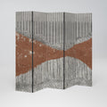 STRIPED TERRAIN 5-Panel Room Divider