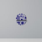 THE RIGHT PLACES Estante Ovalado Decorativo en Acabado Negro