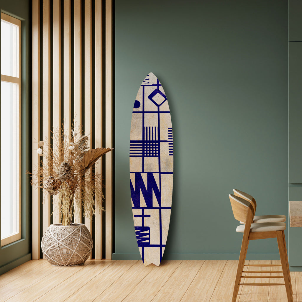 THE RIGHT PLACES Panel decorativo de tabla de surf