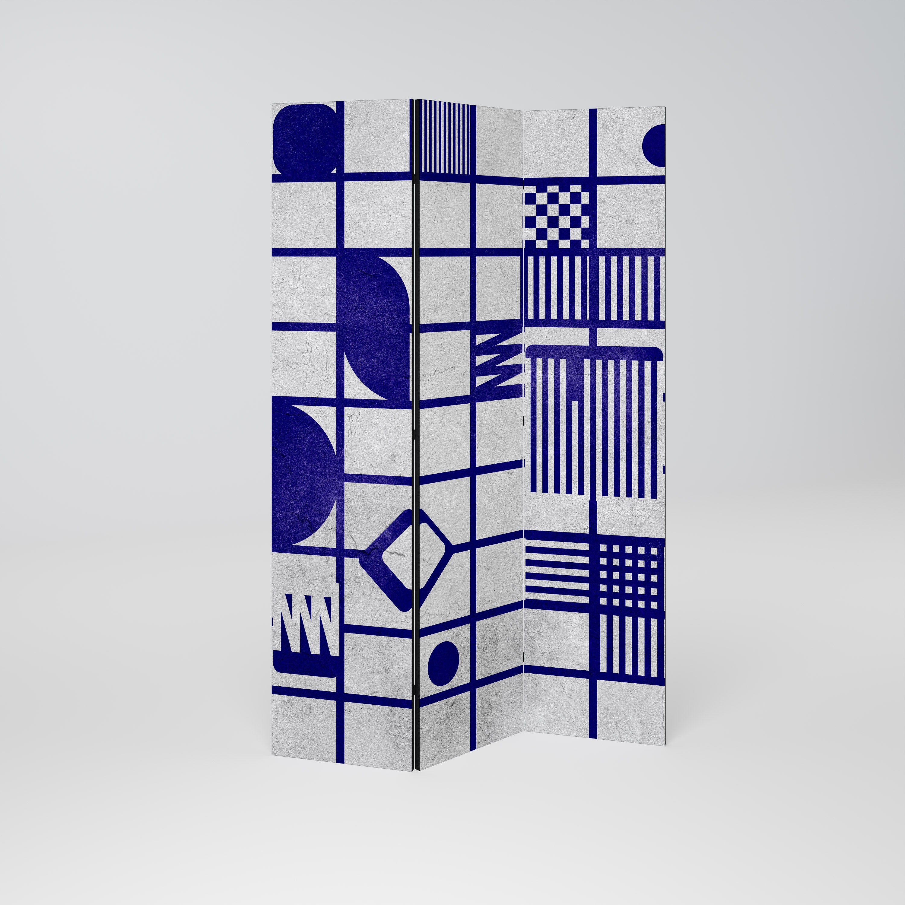 THE RIGHT PLACES Decorative 3-Panel Room Divider