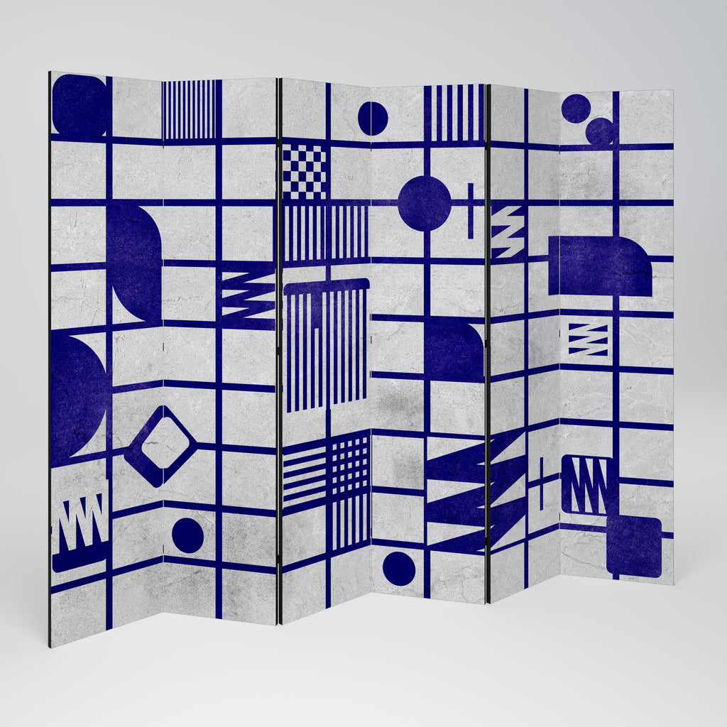 Biombo decorativo de 6 paneles THE RIGHT PLACES