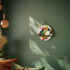 FUTURE SIGN Estante Redondo Decorativo en Acabado Negro