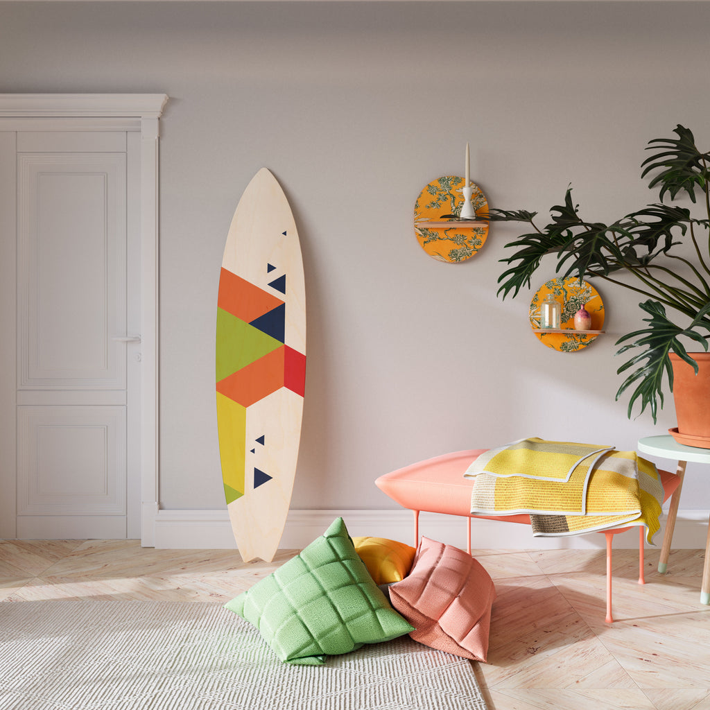 FUTURE SIGN Panel decorativo de tabla de surf