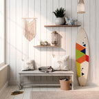 FUTURE SIGN Panel decorativo de tabla de surf