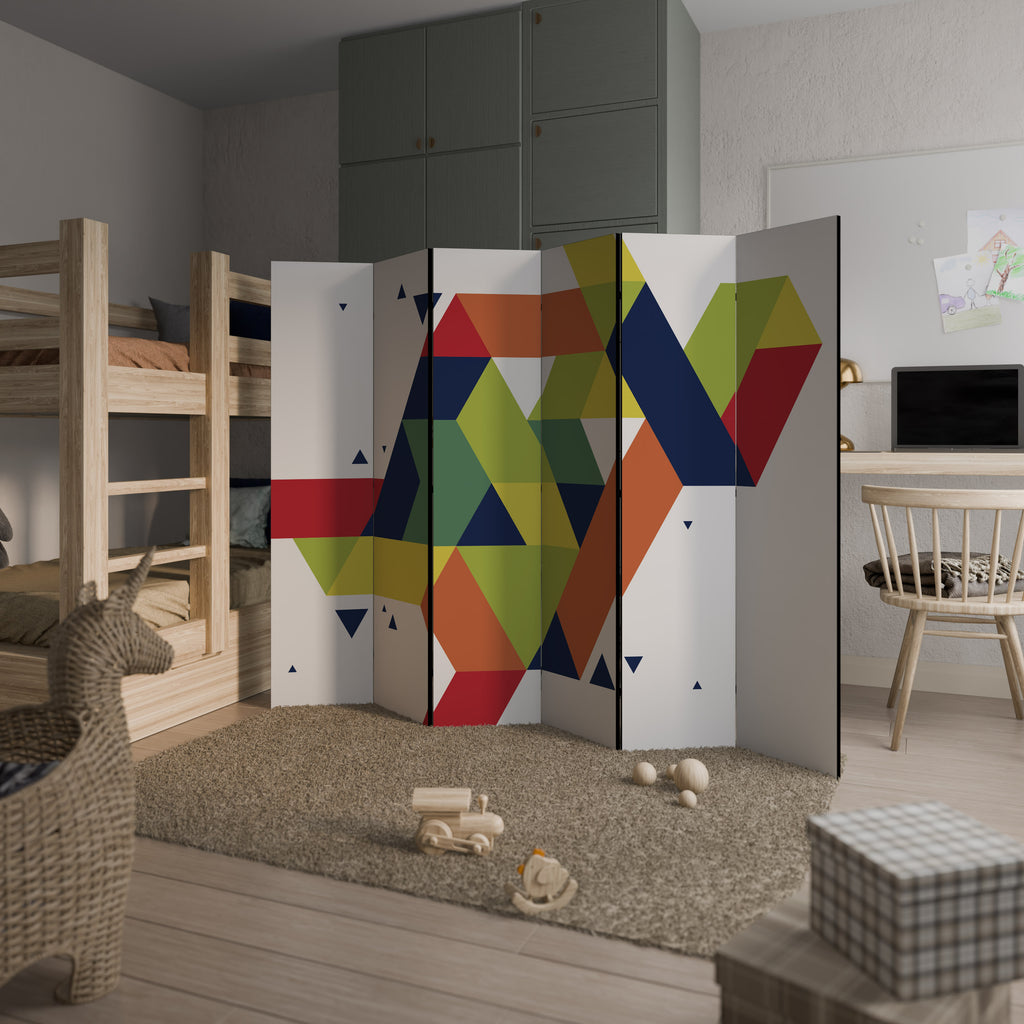 Biombo decorativo de 6 paneles FUTURE SIGN