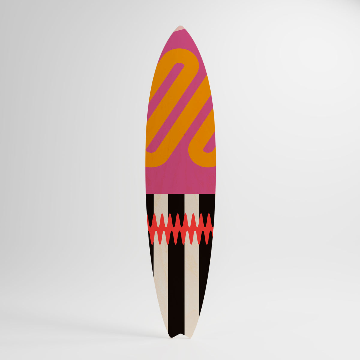 VIVID ART Panel decorativo de tabla de surf