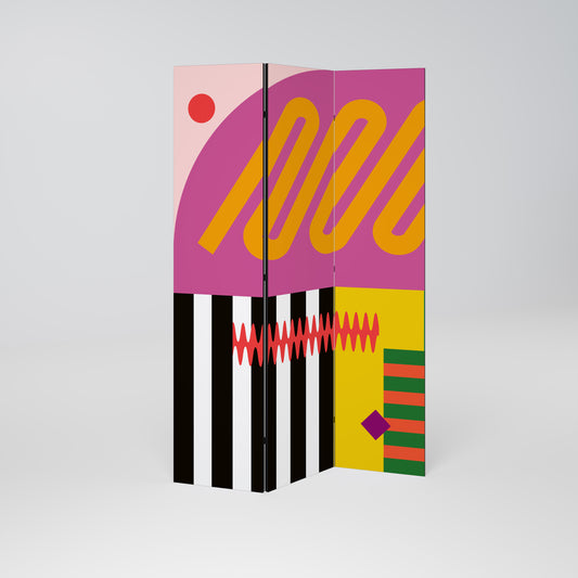 VIVID ART Biombo de 3 paneles