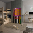 VIVID ART 3-Panel Room Divider