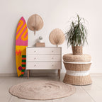 VIVID VIBRATIONS Panel decorativo de tabla de surf