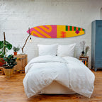 VIVID VIBRATIONS Panel decorativo de tabla de surf