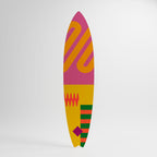 VIVID VIBRATIONS Panel decorativo de tabla de surf