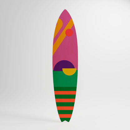 VIVID DREAMS Panel decorativo de tabla de surf