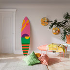 VIVID DREAMS Panel decorativo de tabla de surf
