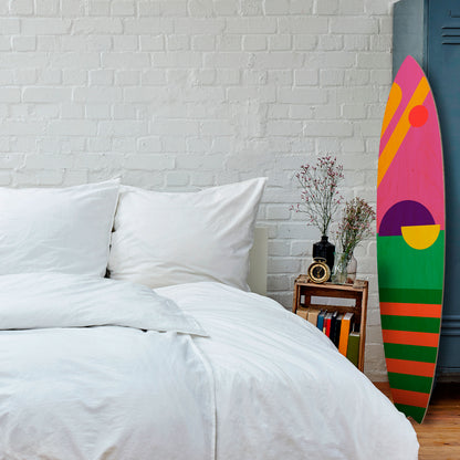 VIVID DREAMS Panel decorativo de tabla de surf