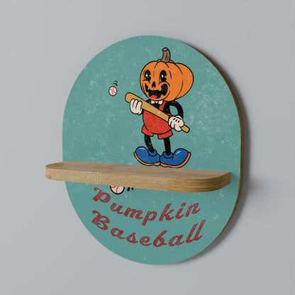 PUMPKIN BASEBALL Estante Artístico