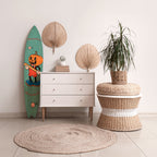 PUMPKIN BASEBALL Panel decorativo de tabla de surf