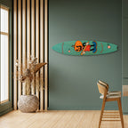 PUMPKIN BASEBALL Panel decorativo de tabla de surf