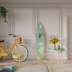 PATHS TO HAPPINESS Panel decorativo de tabla de surf